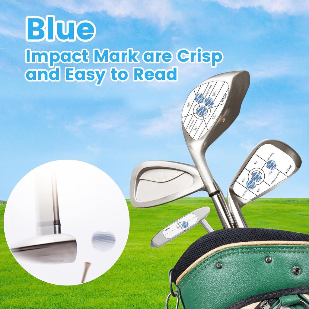 Golf Impact Tape Labels ｜Self-Teaching Sweet Spot and Consistency Analysis ｜ Improve Golf Swing Accuracy and Distance