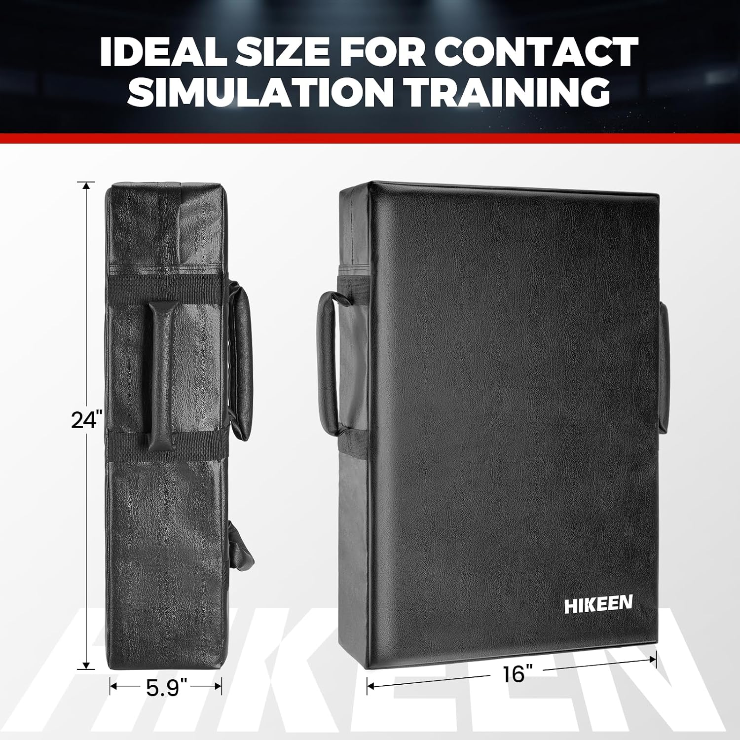 Blocking Kick Shield Muay Thai Pads, Denser Softer Foam Kick Boxing Pads for MMA, Martial Arts, Karate, Taekwondo