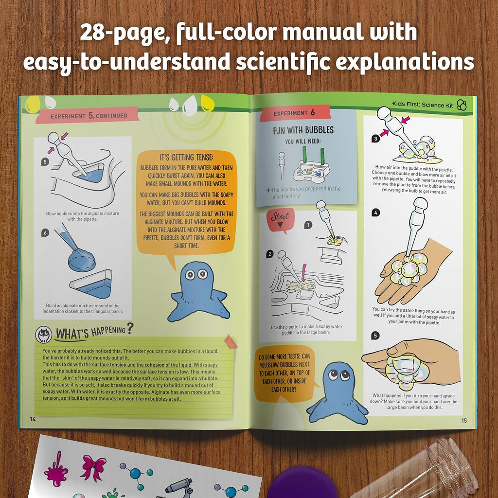 Thames & Kosmos Kids First Science Kit | STEM Learning, Intro to Chemistry for Ages 5+ | Safe & Educational Lab Setup