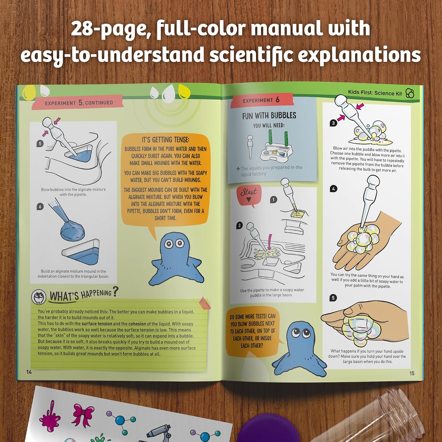 Thames & Kosmos Kids First Science Kit | STEM Learning, Intro to Chemistry for Ages 5+ | Safe & Educational Lab Setup