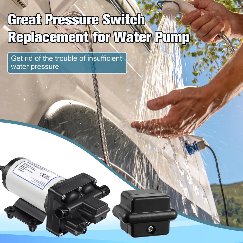 Dreyoo 2 Pack 40-80 PSI Water Pressure Pump Pressure Switch Assembly