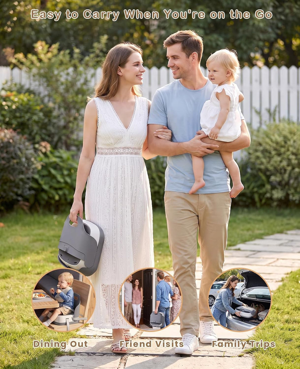 Booster Seat for Kitchen Chair for Babies and Toddlers