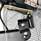 24" Diameter Deluxe Oscillating Wall Mount Fan, 3 Speed