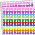 2040 PCS Colored Dot Stickers,3/4 Inch,10 Colors Round Circle Labels