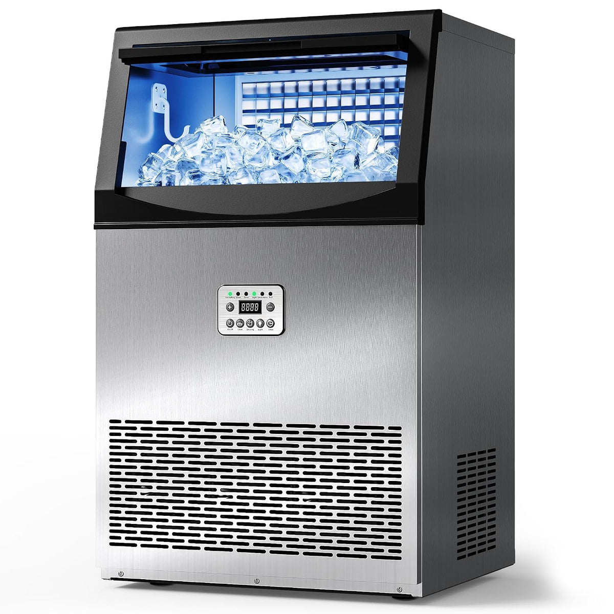Commercial Ice Maker, 200LBS/24H Ice Maker for Home, Rest, Bar
