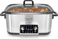 Deluxe 8 Quart 12-in-1 Programmable Multi Cooker with Sous Vide and Multi-Functions, Digital Display, Adjustable
