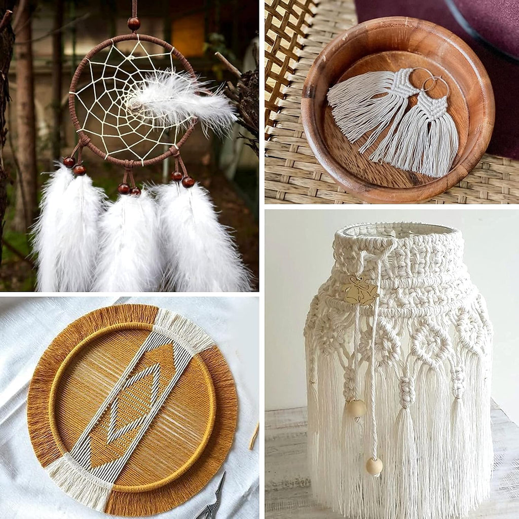 White Cotton String 1.5mm, 1476 Feet Cotton Bakers Twine
