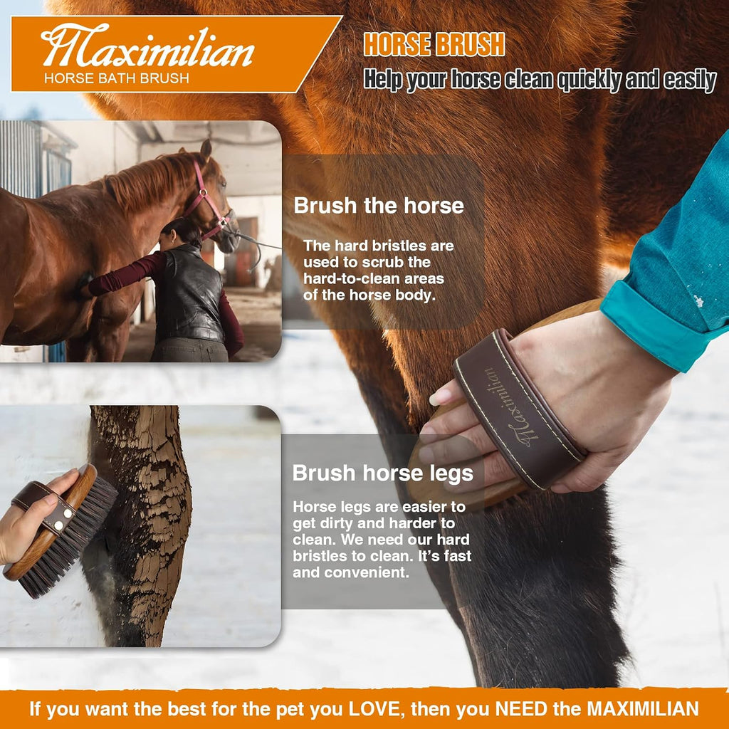 Handmade Horse Brush Professional Horse Brushes for Grooming