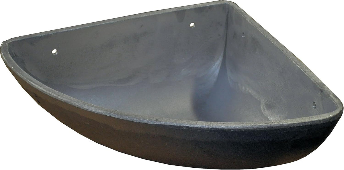 CM34 Horse Grain Feeder Cast Aluminum Corner Mount
