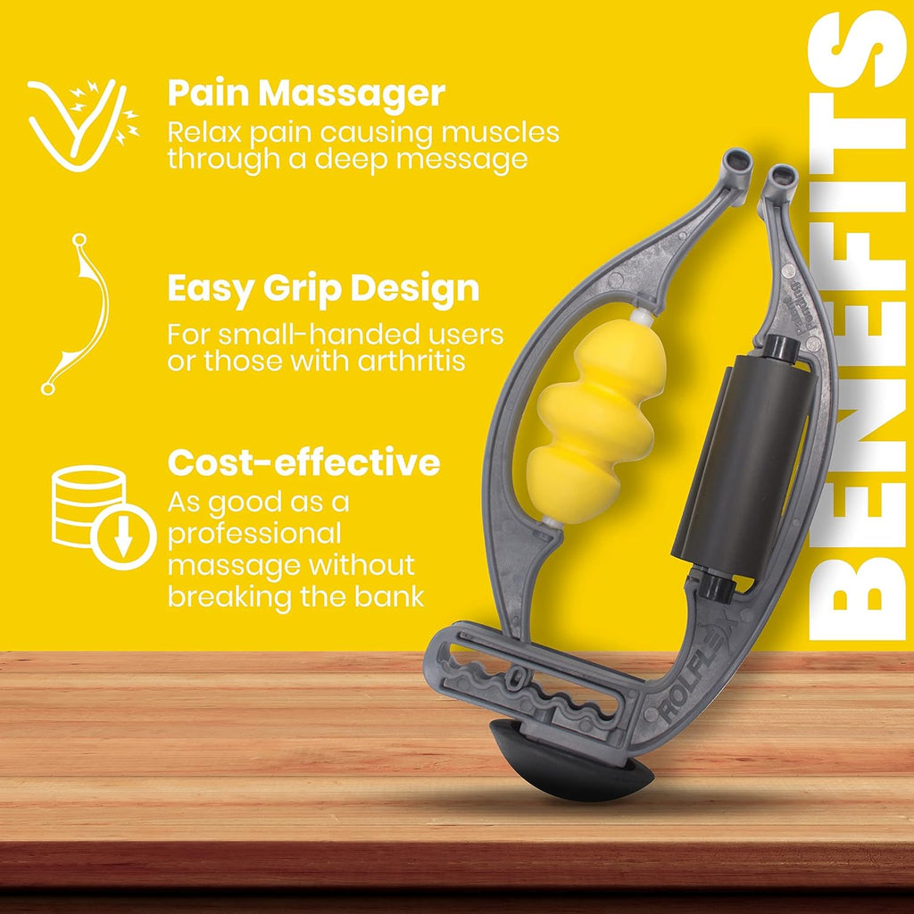 Arm & Leg Massager Roller – Muscle Roller to Address Golfer’s Elbow, Tennis Elbow, Carpal Tunnel & More – Arm & Leg