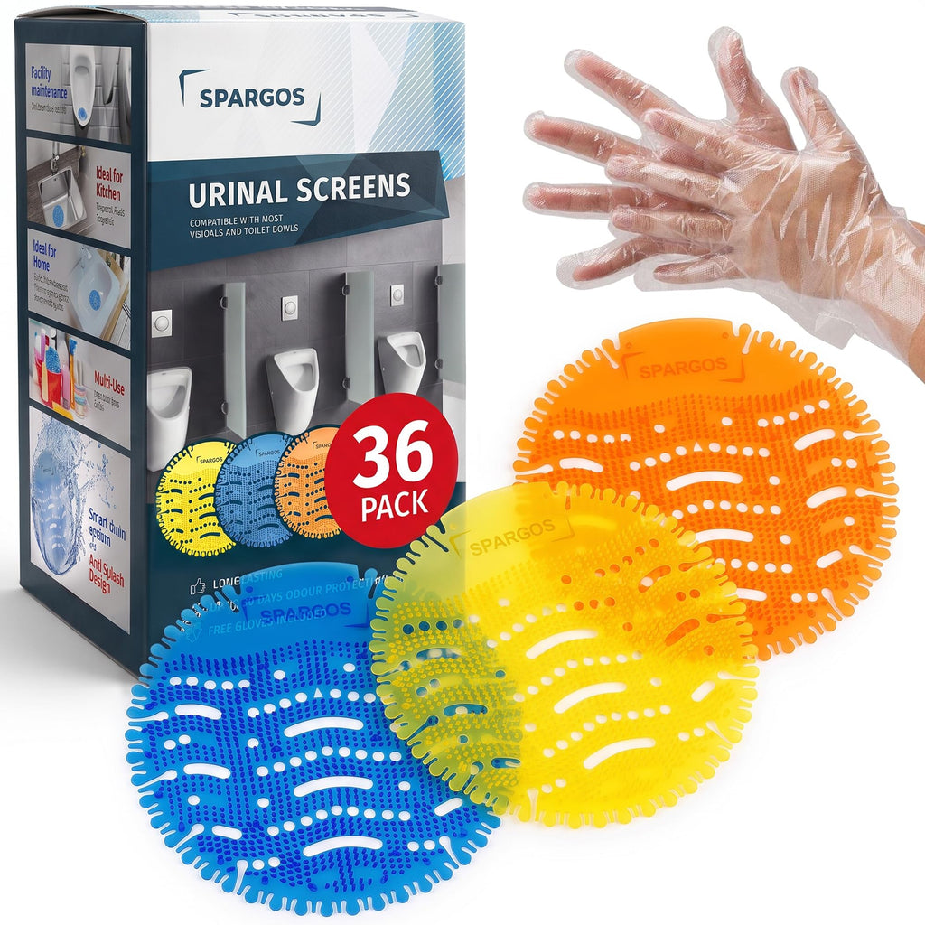 Urinal Screen Deodorizer, 36 Pack, Anti-Splash Cakes