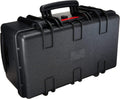 Hard Protective Camera Case with Wheels, Large, Black, 22"L x 14"W x 9.8"H