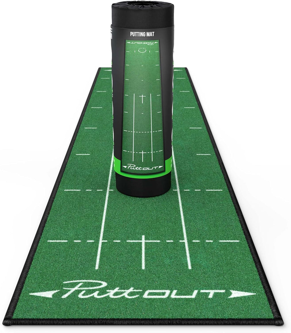 Medium Putting Mat - Perfect Your Golf Putting (7.9ft x 1.6ft)(Green)