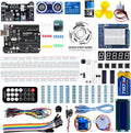 UNO R3 Project Super Starter Kit with PDF Tutorial for Beginners | Compatible with Arduino, 22+ Hands-on Projects