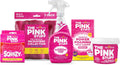 The Pink Stuff Bathroom Cleaning Kit – Cleaning Paste, Bathroom Foam Spray, Toilet Foaming Powder, SQeeZY Sponge & 3