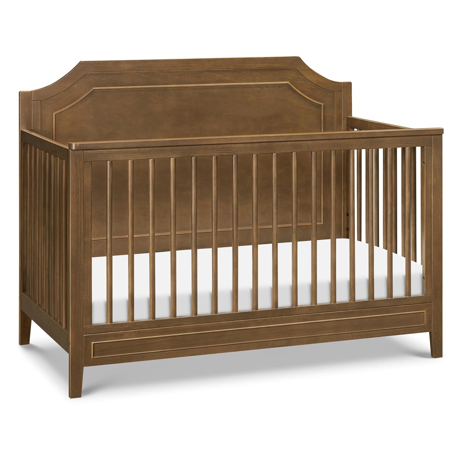 Chloe Regency 4-in-1 Convertible Crib in Walnut, Greenguard Gold Certified