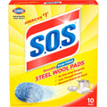 10002 , Steel Wool Soap Pads, 10 Ct