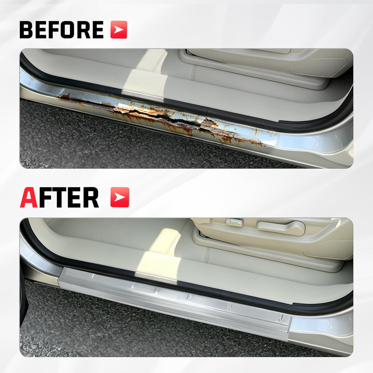 ALMULOO Left Outer Rocker Panel Compatible with 2007-2014 Suburban & Yukon
