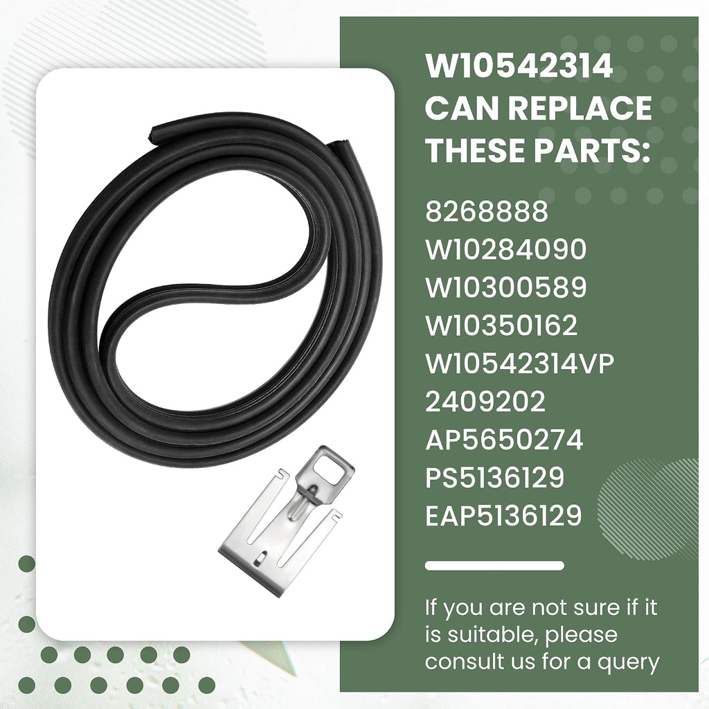 W10542314 Dishwasher Door Gasket Strike Kit By AMI PARTS