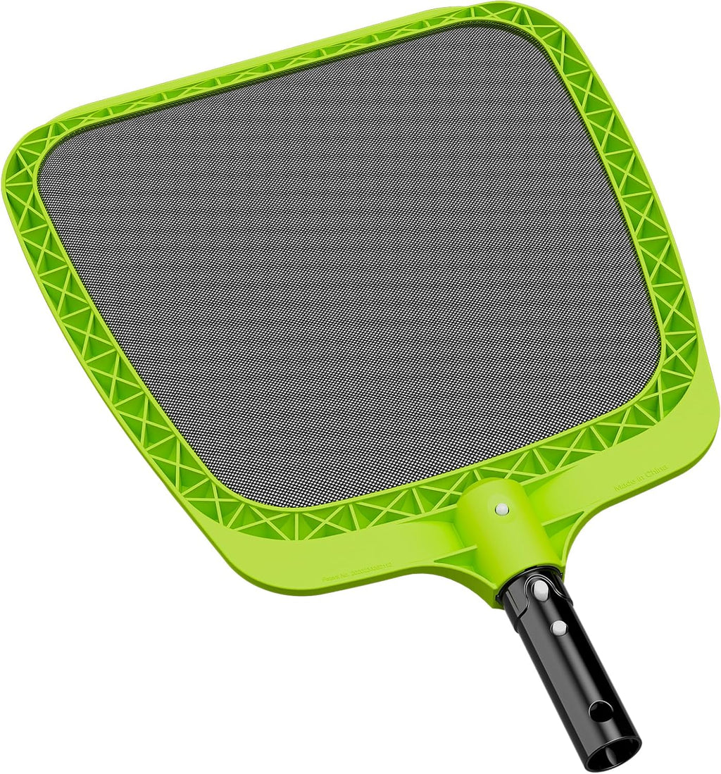 Pool Skimmer Net - Professional Heavy Duty Reinforced Frame Nylon Flat Leaf Rake Net,for Spa Pond Swimming Pool