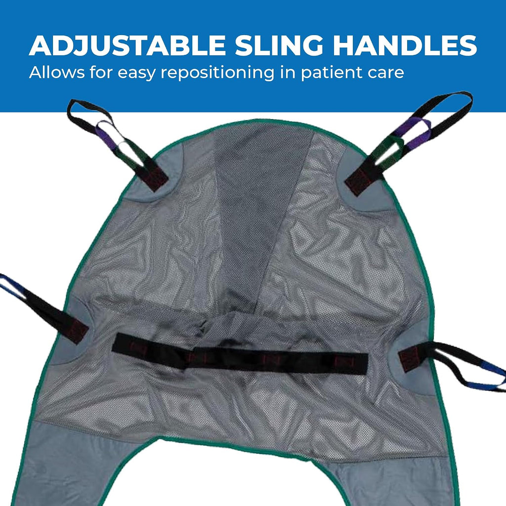 Full Body Mesh Divided Leg Sling for for Hoyer Patient Lift