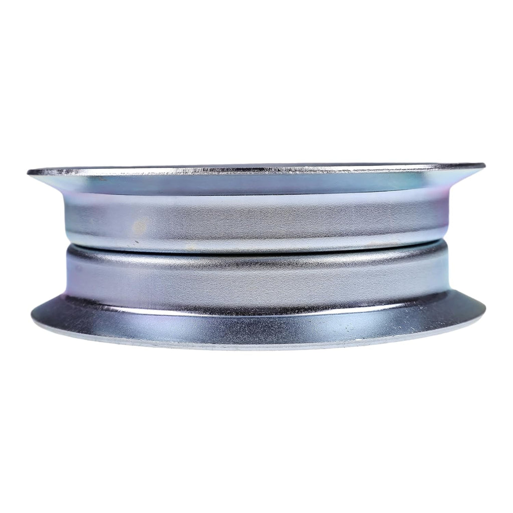 JEENDA Idler Pulley GY22082 GY20629 Compatible with John Deere D100, D120, D140, E110, E130, E180, X105, X125 Tractors Flat Idler Sheave GY20110, 756-05034a, 756-05034