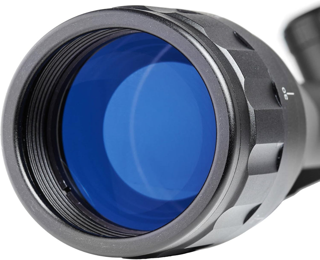 6-24x50 AO Rifle Scope with Dual 1" Scope Mount Rings for 20mm Picatinny Rail, Hunting Rifle Scope Rangefinder Mil