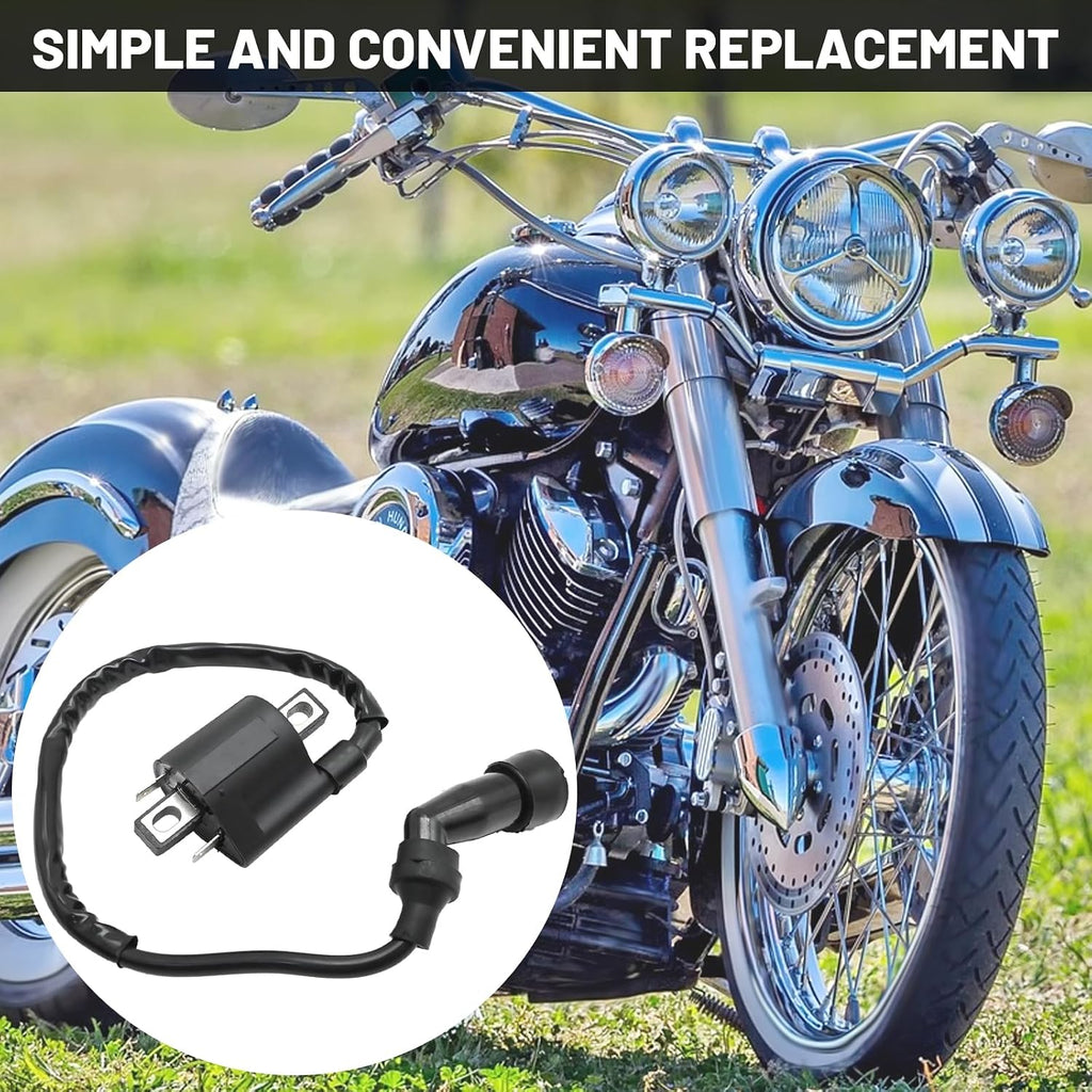 2 Pcs 5EL-82310-00-00 Ignition Coils, Replacement for Yamaha V Star 1100 XVS1100 1999-2009, Replaces 5EL-82320-00-00