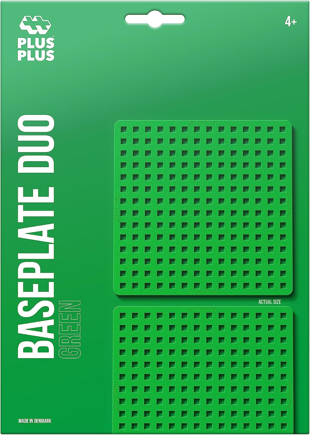 Baseplate Duo, Green - Base Accessory, 4.5 x 4.5 Inches