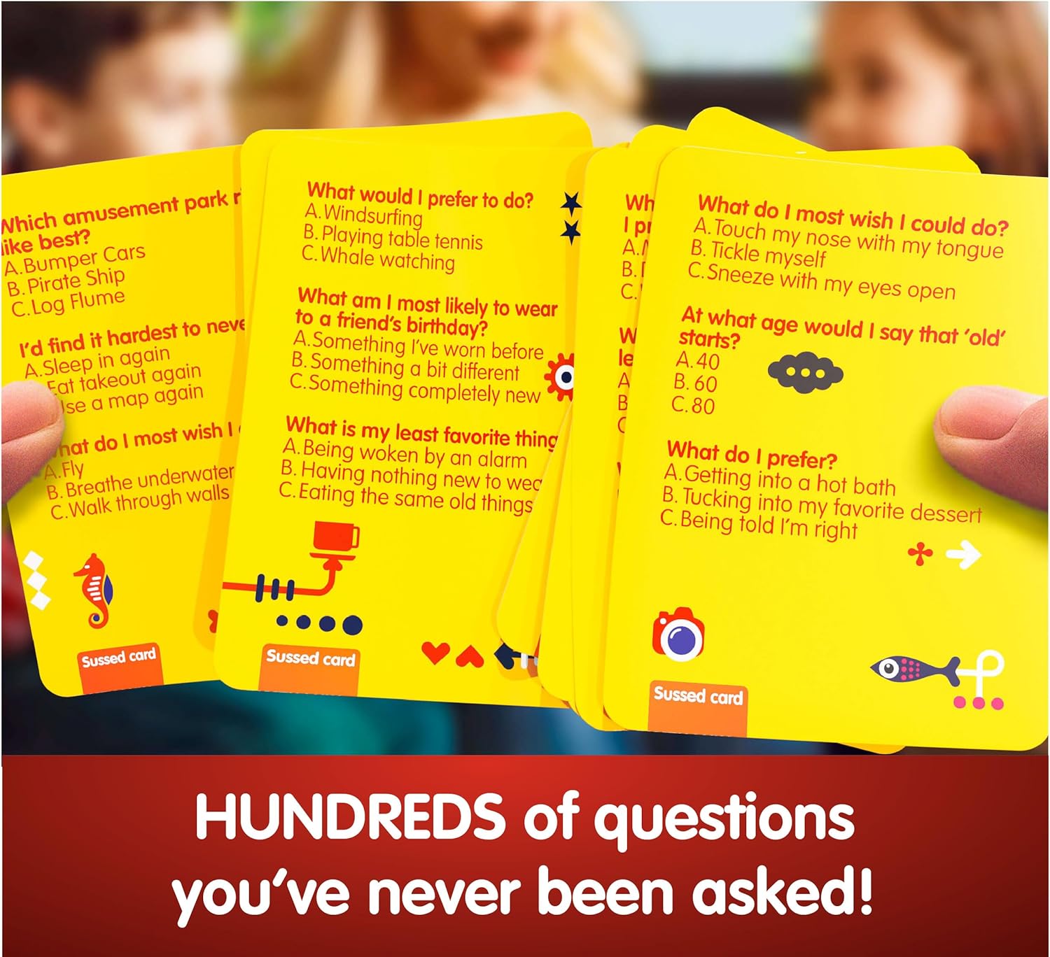 The Wacky ‘What Would You Do’ Social Card Game - Fun & Easy for Kids - Family Travel Game for Road Trips & Car
