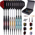 Darts Plastic Tip 9 Pcs 18 Grams Professional Soft Tip | Darts Set for Electronic Dartboard with 50 Extra Tips 9