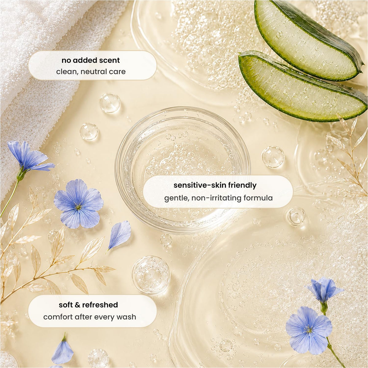 Botanicals Hand Soap, 128oz, Fragrance Free