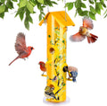 Metal Bird Feeders for Outdoors Hanging, Tube Bird Feeder