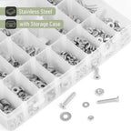 Nuts and Bolts Assortment Kit, 900 pcs, Stainless Steel