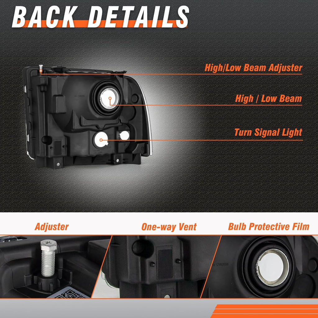 for 2005-2007 Ford Super Duty Headlights