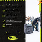 Toaster Heated Ski Boot Bag Accessories, Graphite Topo