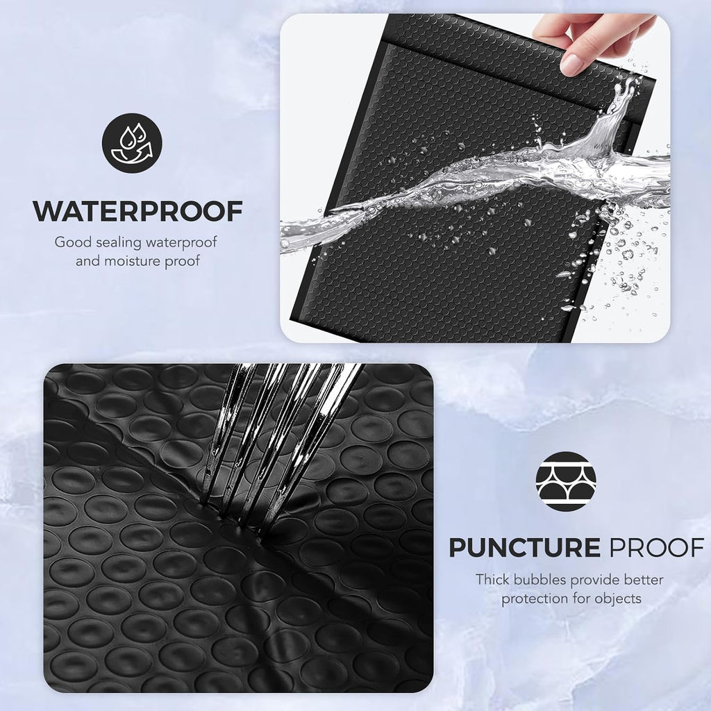 Large Bubble Mailers 12x15 Inch 40 Pack Padded Envelopes Black