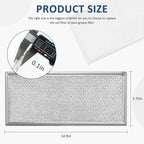 Fits for Whirlpool W10208631A Microwave Grease Filter (2 Pack)