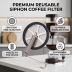 Siphon Coffee Filter Reusable Sprouts Compatible