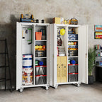72 Inch Metal Garage Storage Cabinet, Rolling Tool Cabinet