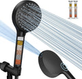 Filtered Shower Head with Handheld, High Pressure 10-Mode with Filters, Built-in Power Wash, soften hard water Remove