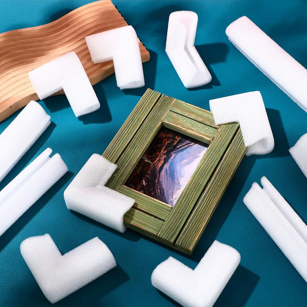 40 Pcs Foam Corner Protectors for TV Moving Mirror Shipping, White
