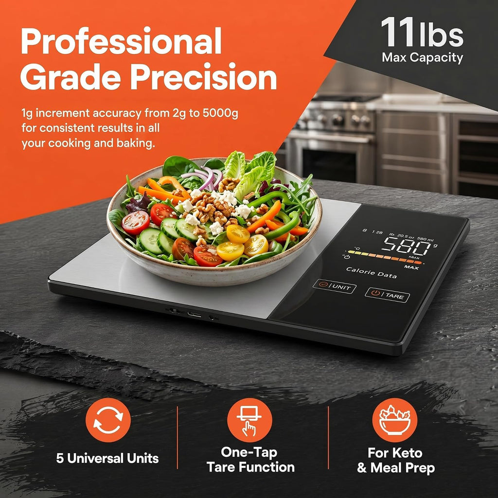 Smart Nutrition Food Scale, Bluetooth Calorie Macro Tracker