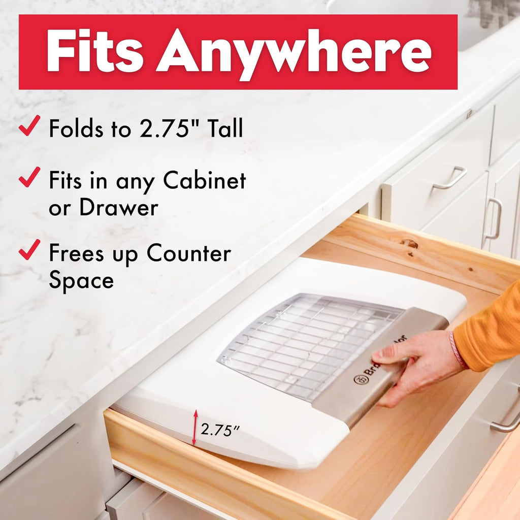 Folding Proofer & Slow Cooker (Proofer w/Accessory Shelf), White
