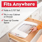 Folding Proofer & Slow Cooker (Proofer w/Accessory Shelf), White