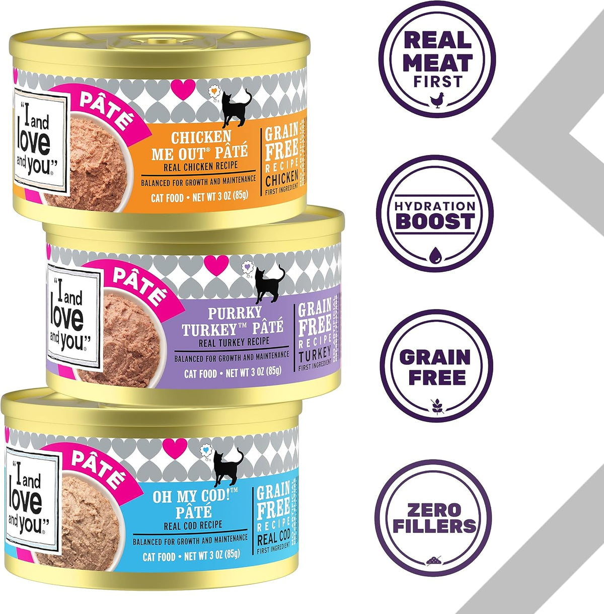 Wet Cat Food Variety Pack, 3oz | 12 Pack