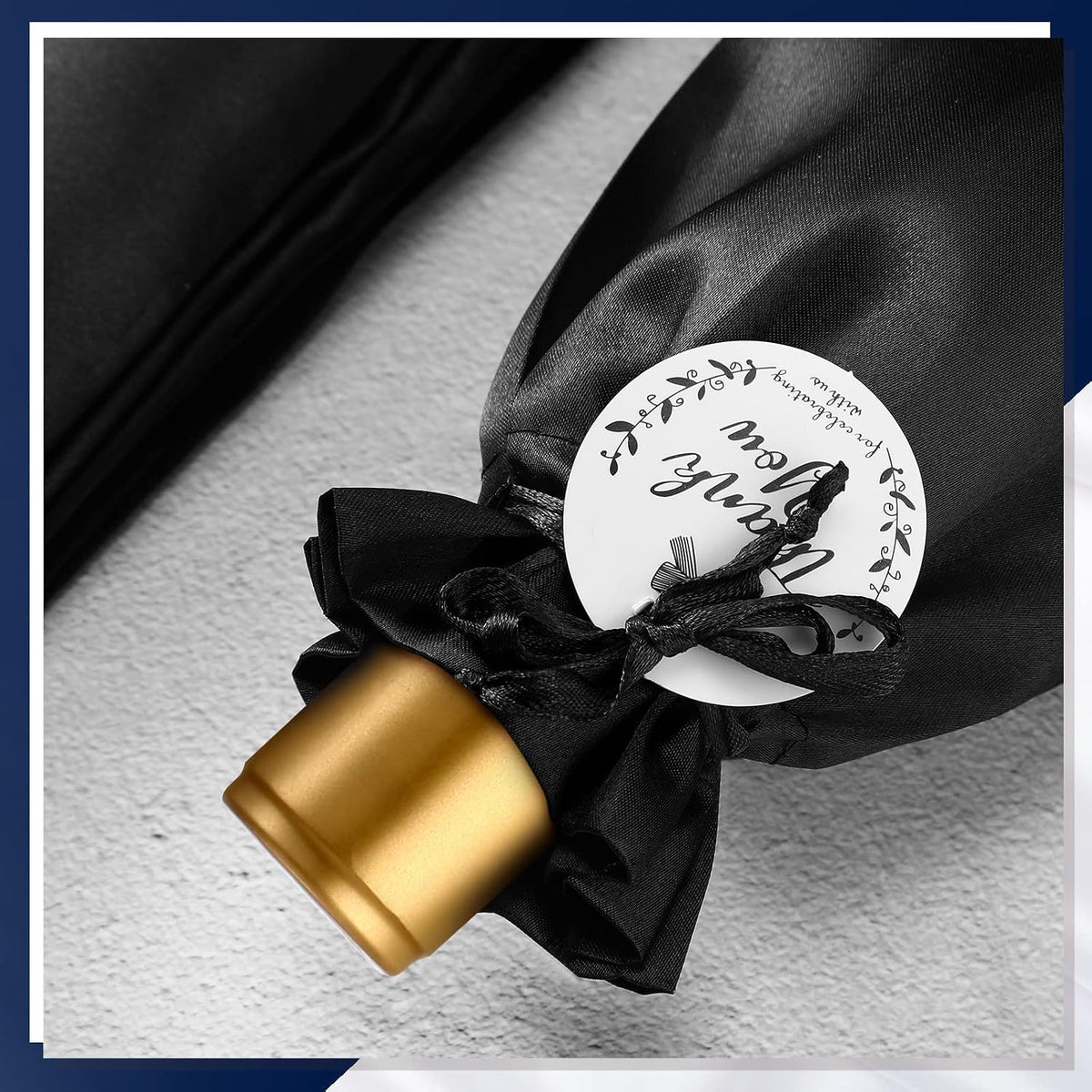 12 Pcs Black Satin Wine Gift Bags, Gift Giving