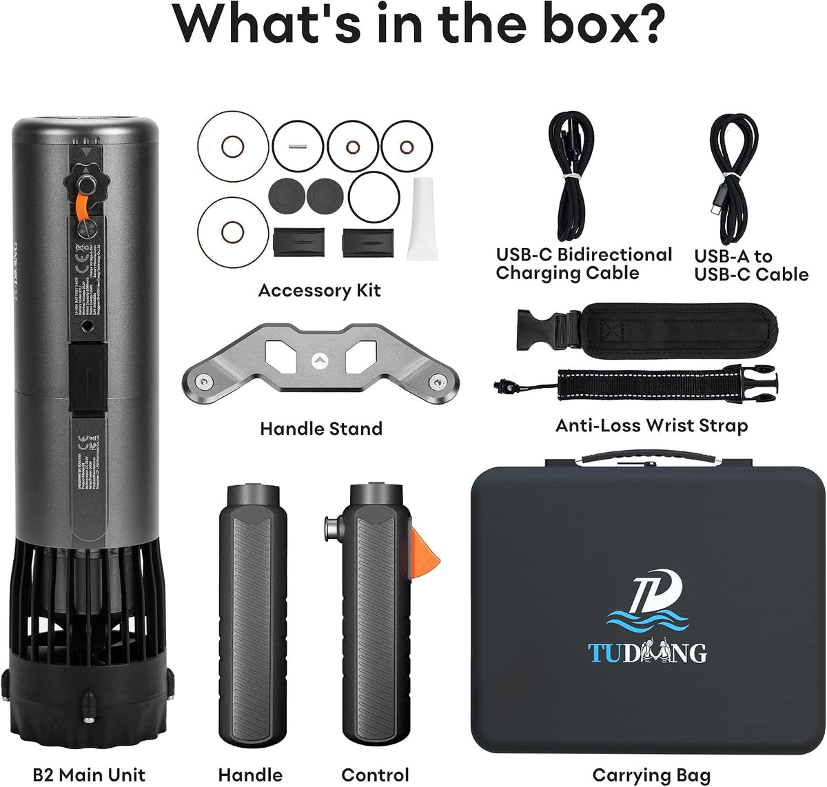 Upgraded Underwater Scooter | Removable Battery | 4 MPH | 197 FT Waterproof | 56-Min Runtime | Sea Scooter with