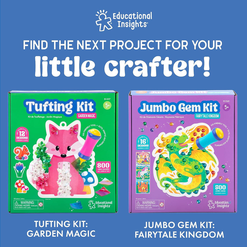Pom Pom Kit: Animal Dress Up - Arts and Crafts for Kids 4-6, DIY Arts & Crafts Kits, Kids No Mess Activities