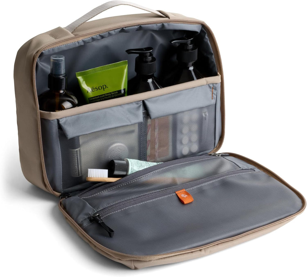 Hanging Toiletry Kit Plus (8 Liter Travel Hanging Toiletry Bag) - Stone